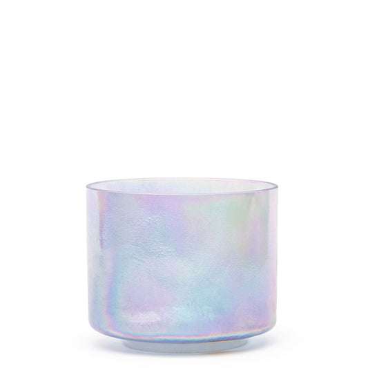 Tesseract Salt, Platinum, Aqua Aura Gold Inside Bowl™, 8" E+40