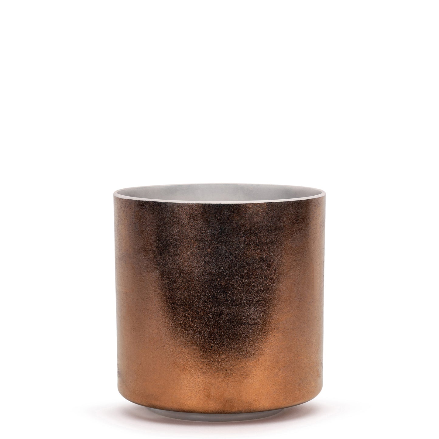 Tibetan Quartz Copper with Fire Element Bowl 8" D#-45