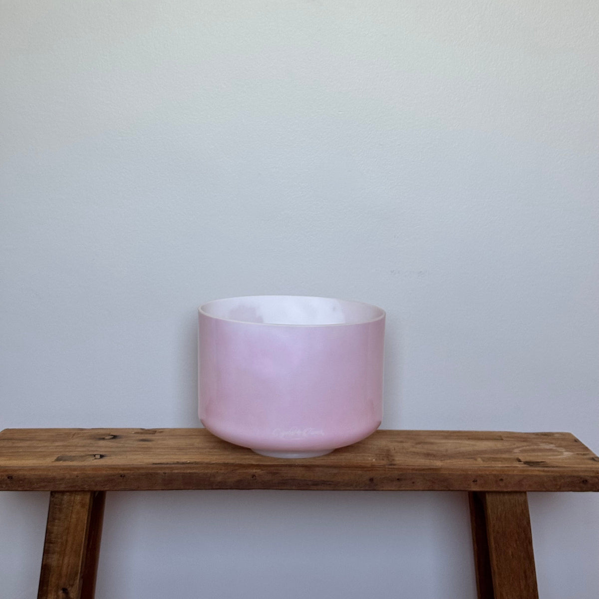 9" A-5 Pink Ocean Gold, Frosted Inside