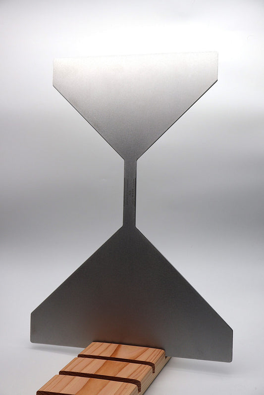 Instrument Freenotes FC Wave en aluminium – vue de côté.