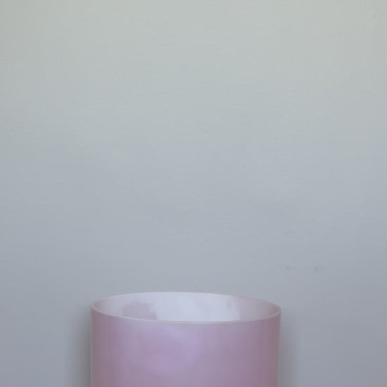 9" A-5 Pink Ocean Gold, Frosted Inside
